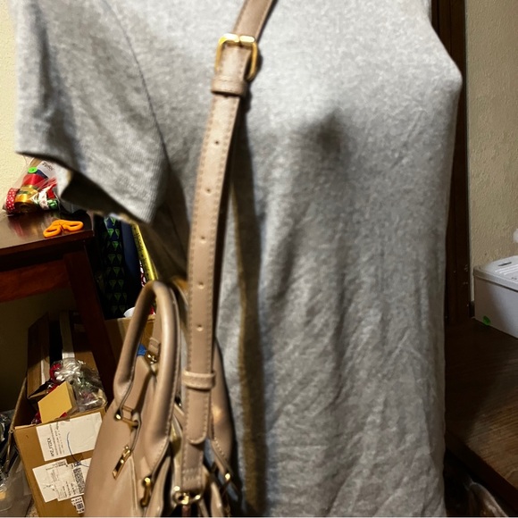 Elegant Miztique Taupe Handbag - Picture 9 of 13